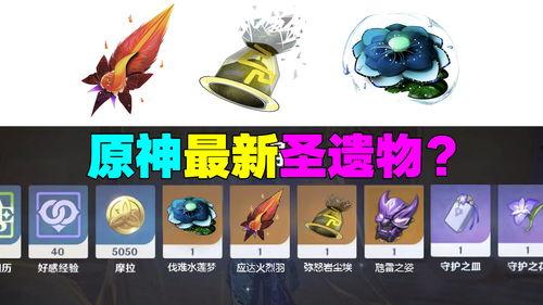 最新爆料新圣遗物是什么,揭秘原神全新游戏元素